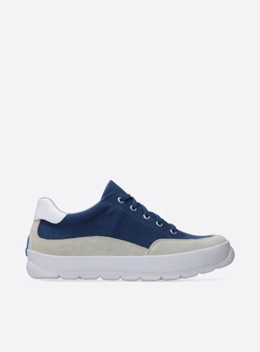 Dames Wolky | Babati Blauw Canvas/Suede