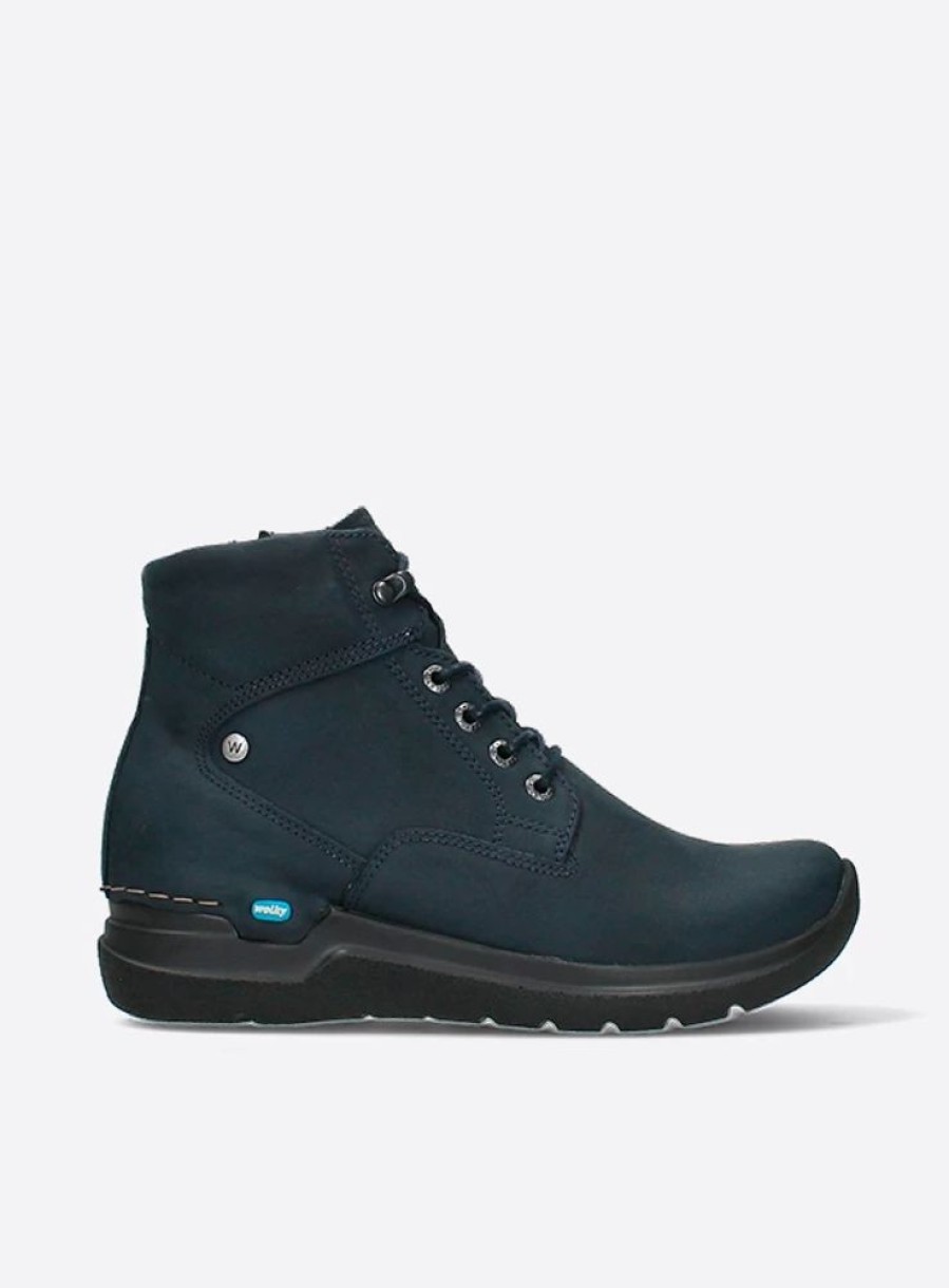 Dames Wolky | Whynot Hv Blauw Nubuck