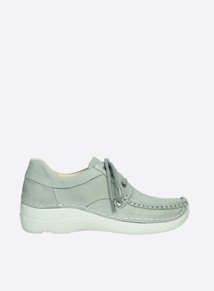 Dames Wolky | Seamy Up Lichtgrijs Nubuck