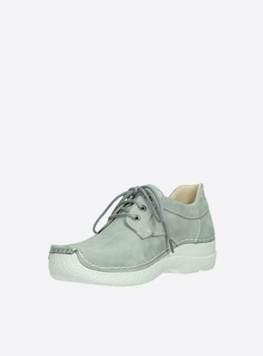 Dames Wolky | Seamy Up Lichtgrijs Nubuck