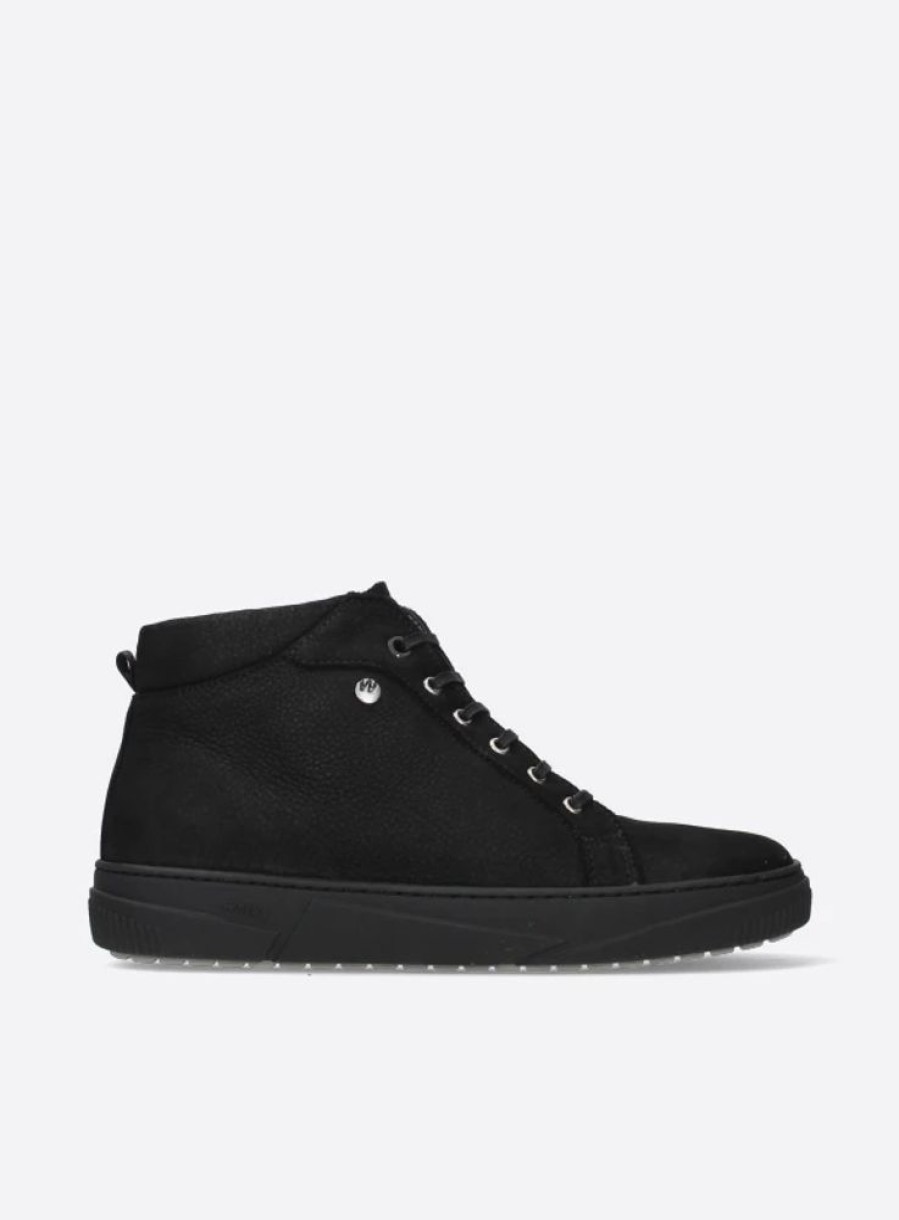 Dames Wolky | Compass Zwart Nubuck