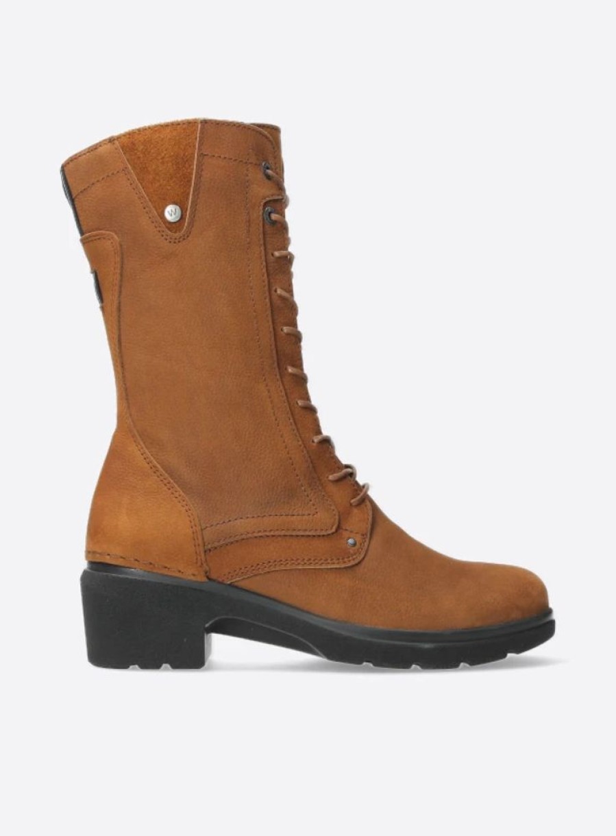 Dames Wolky | Shan Cognac Nubuck