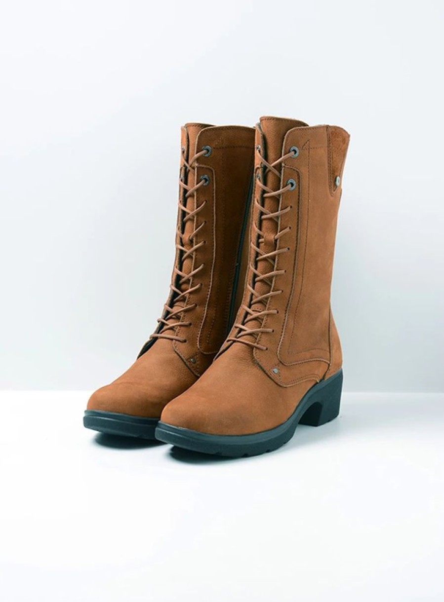 Dames Wolky | Shan Cognac Nubuck