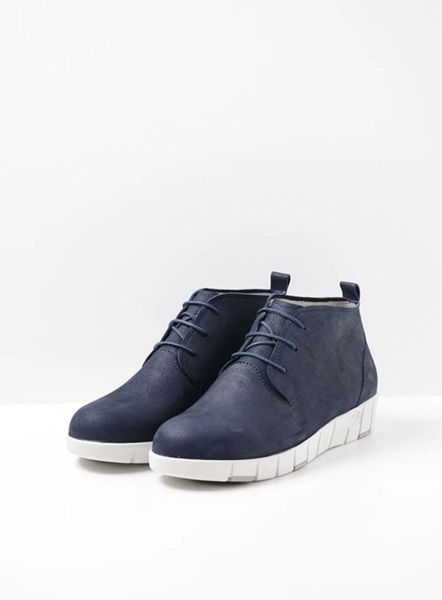 Dames Wolky | Vida Hv Blauw Zomer Nubuck