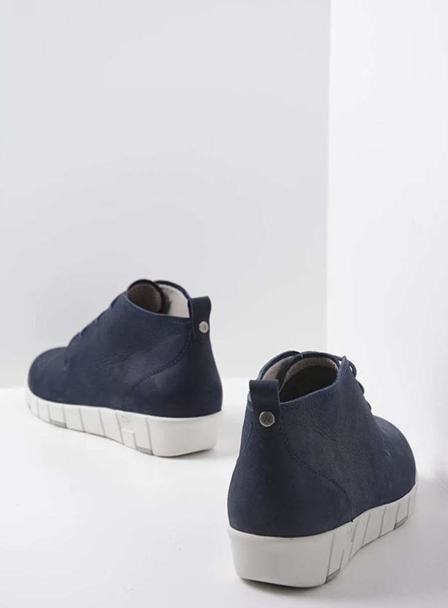 Dames Wolky | Vida Hv Blauw Zomer Nubuck