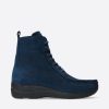 Dames Wolky | Roll Boot Blauw Nubuck