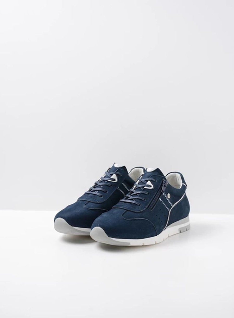 Dames Wolky | Yell Xw Denim Nubuck