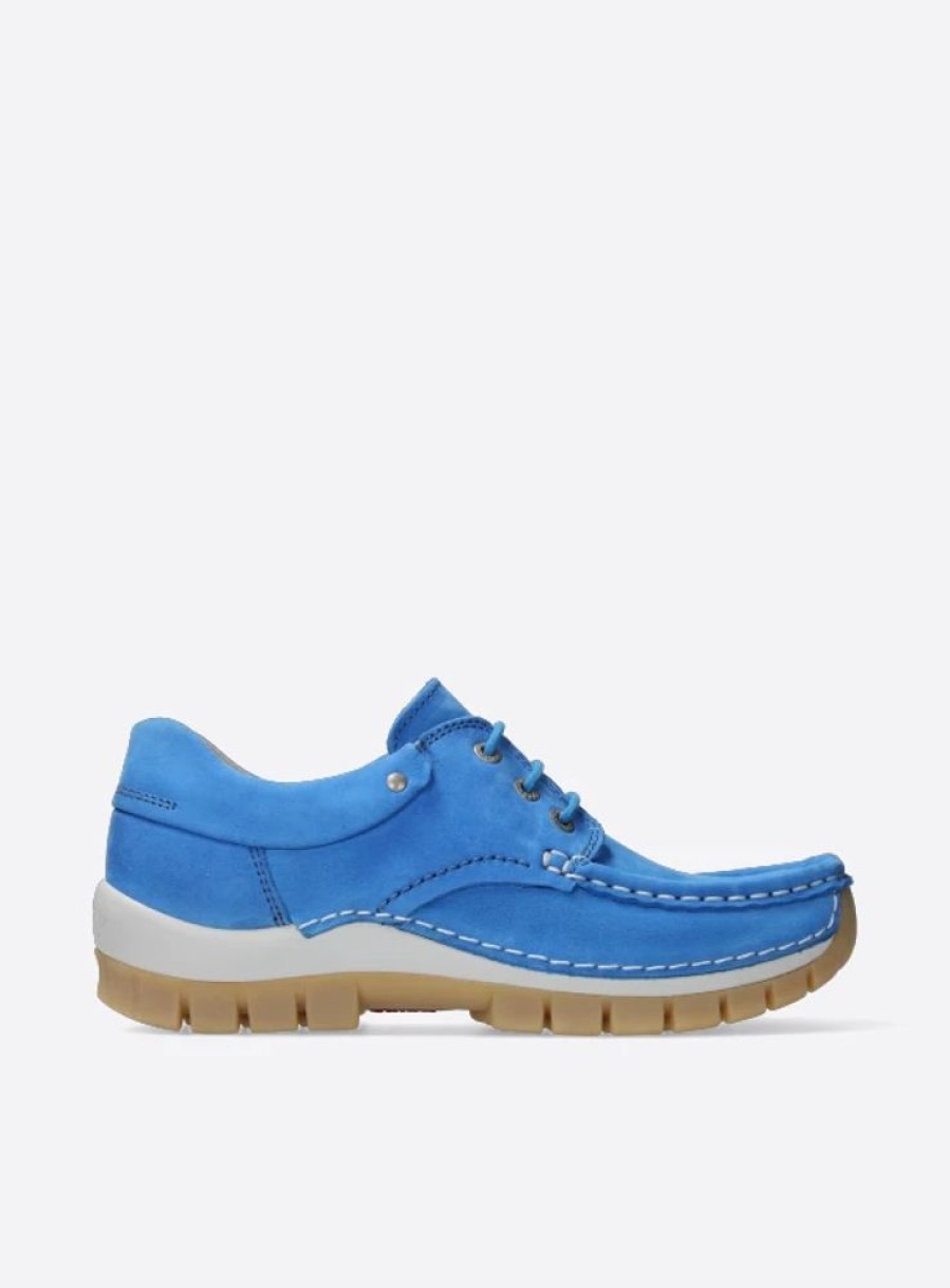 Dames Wolky | Fly Summer Hemelsblauw Nubuck