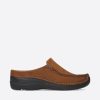 Dames Wolky | Seamy Slide Cognac Nubuck