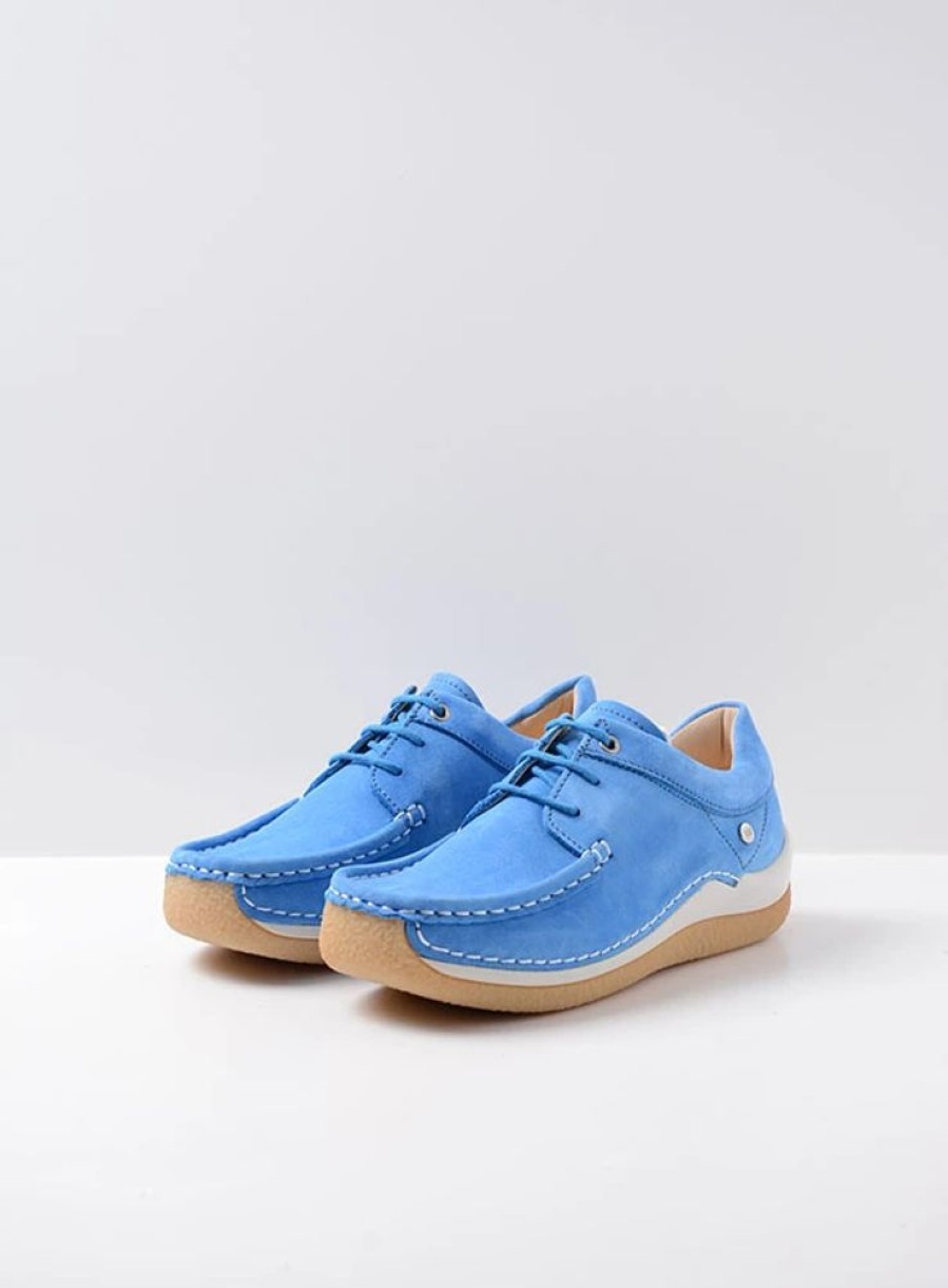 Dames Wolky | Celebration Hemelsblauw Nubuck