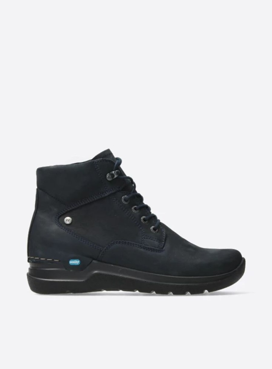 Dames Wolky | Whynot Blauw Nubuck