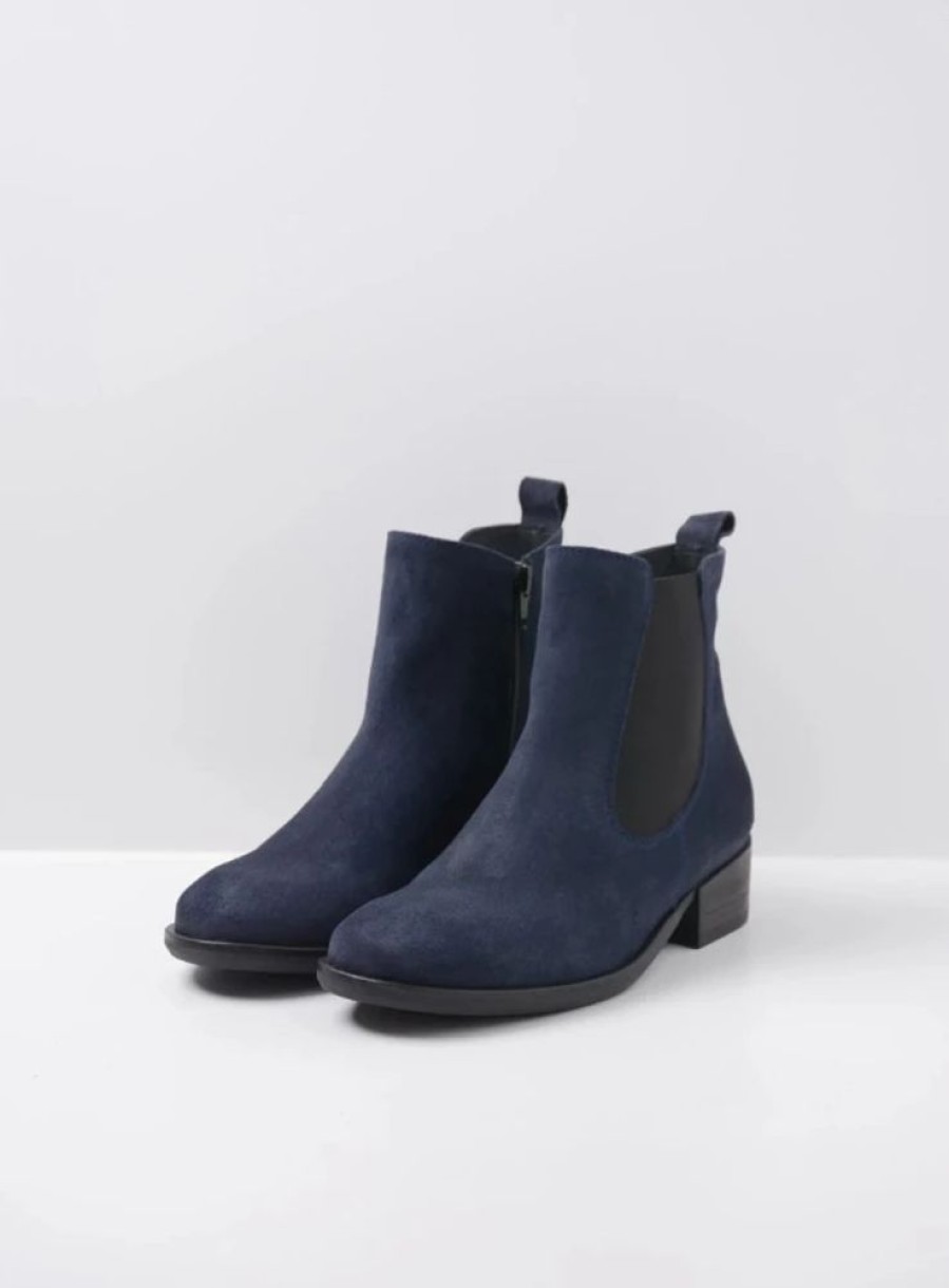 Dames Wolky | Masala Blauw Suede