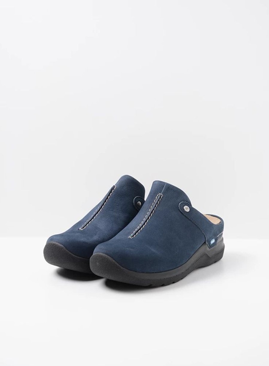 Dames Wolky | Holland Db Blauw Nubuck