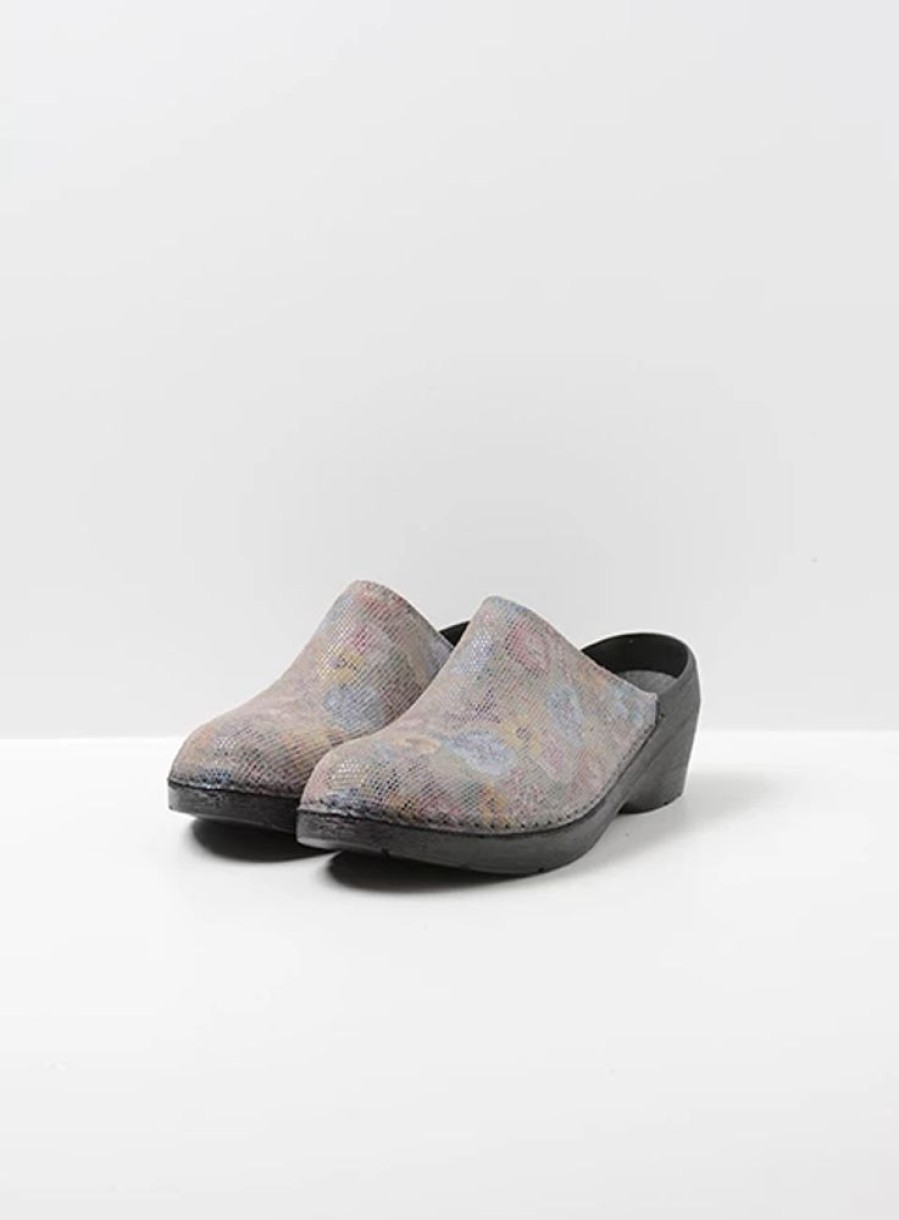 Dames Wolky | Pro-Clog Flower Taupe