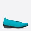 Dames Wolky | Ballet Turquoise Nubuck