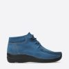 Dames Wolky | Seamy Moc Atlantisch Blauw Nubuck