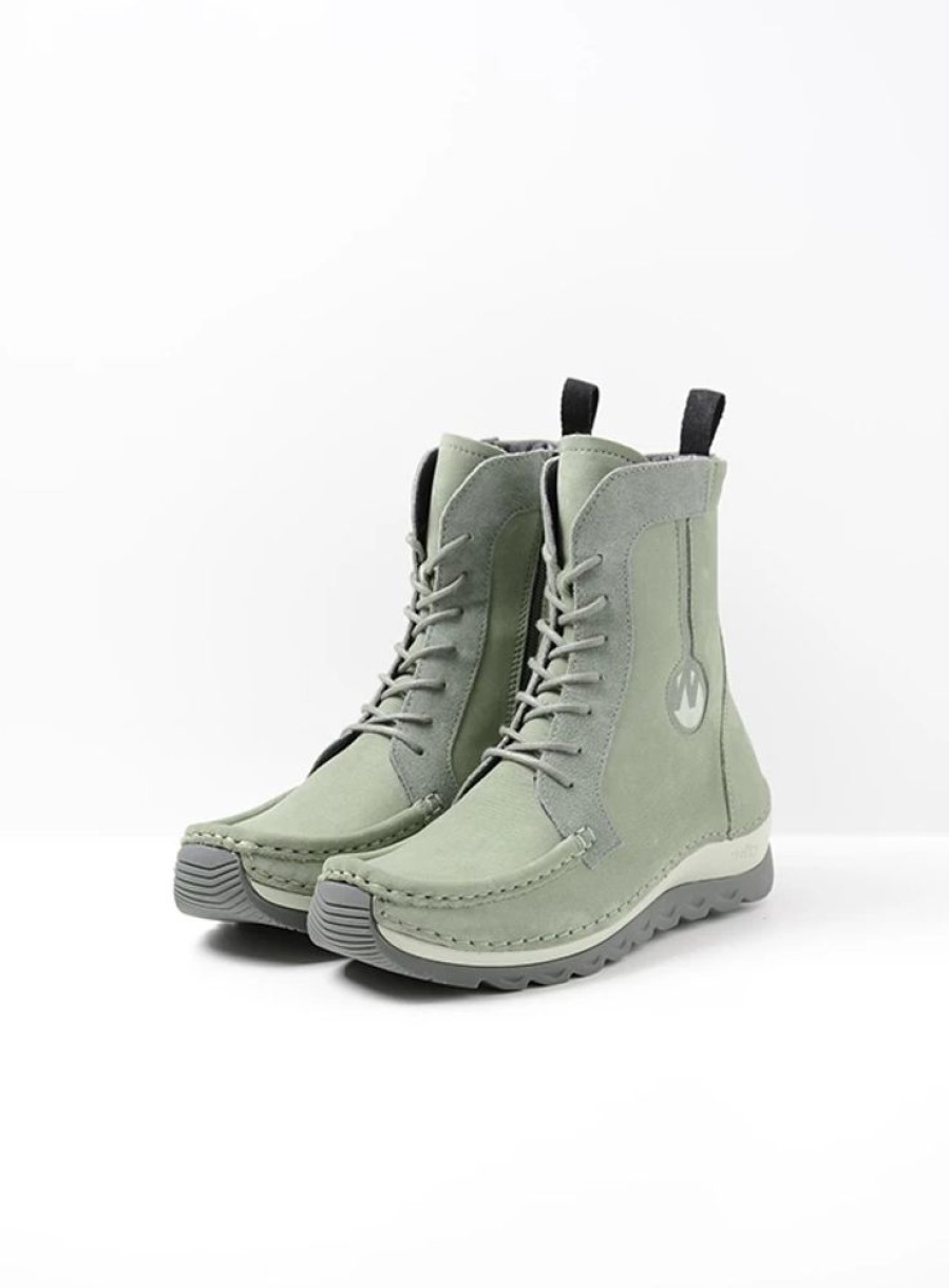 Dames Wolky | Ocean Grijsgroen Nubuck