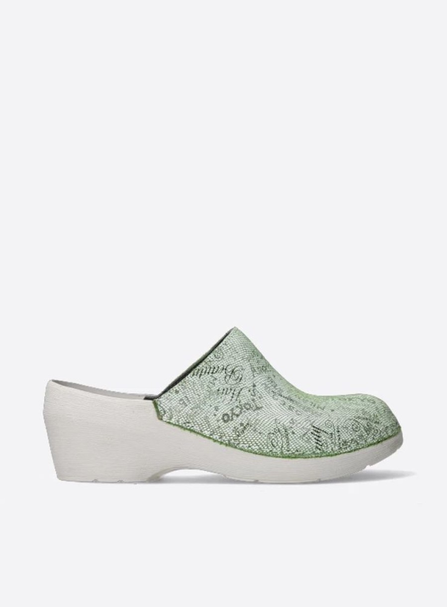 Dames Wolky | Pro-Clog Groen Suede