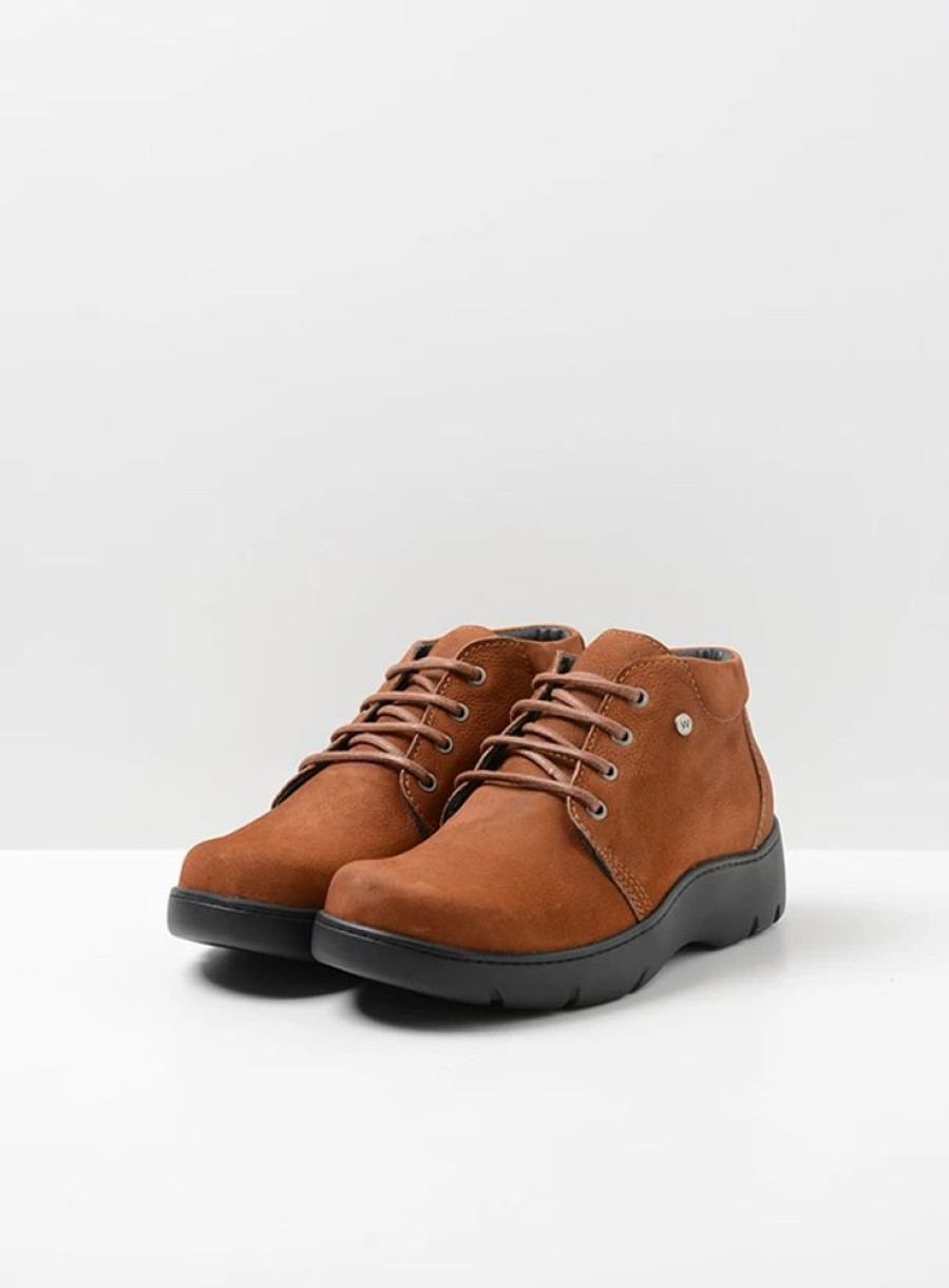 Dames Wolky | Tarda Xw-Wr Cognac Nubuck