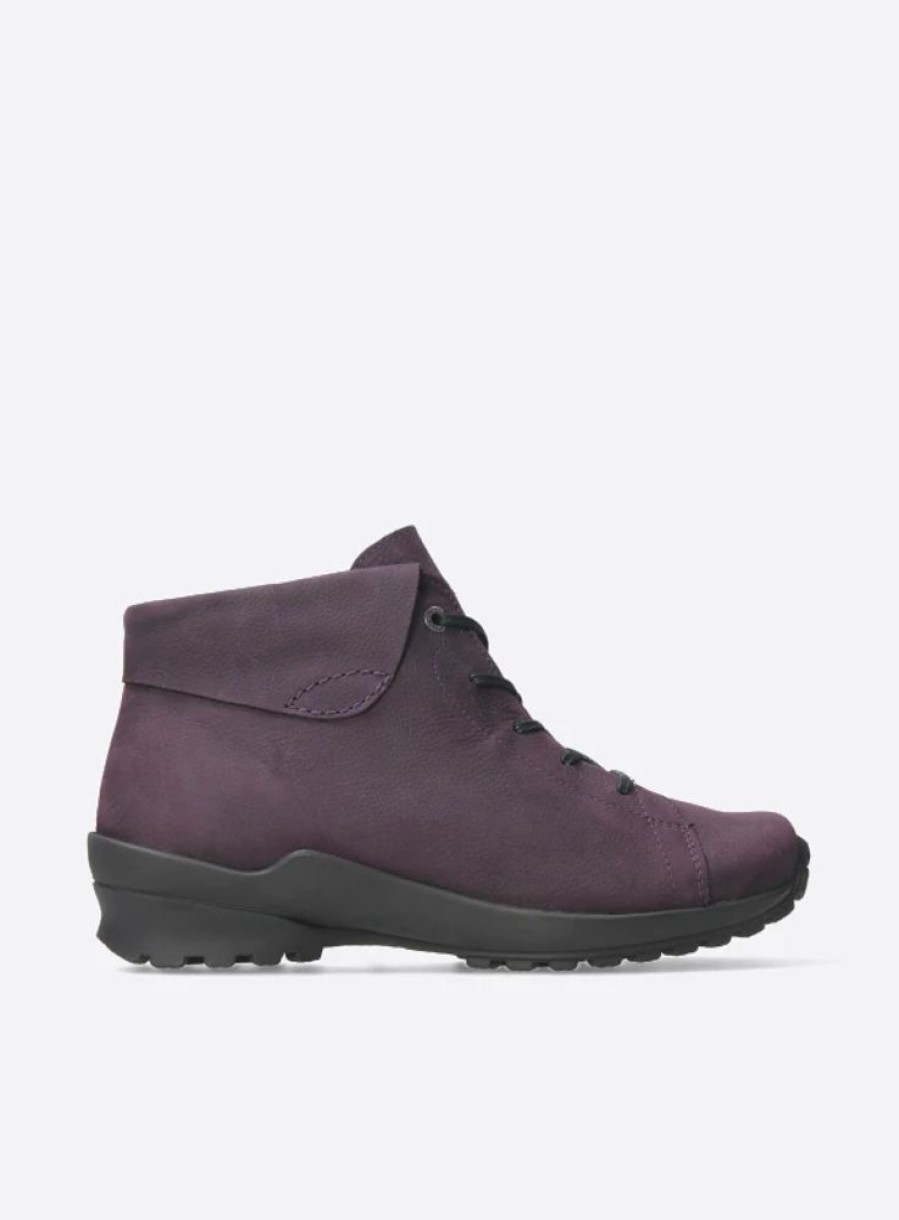 Dames Wolky | Teton Paars Nubuck