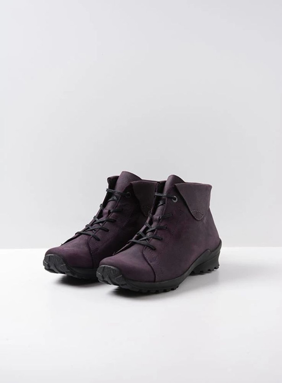 Dames Wolky | Teton Paars Nubuck