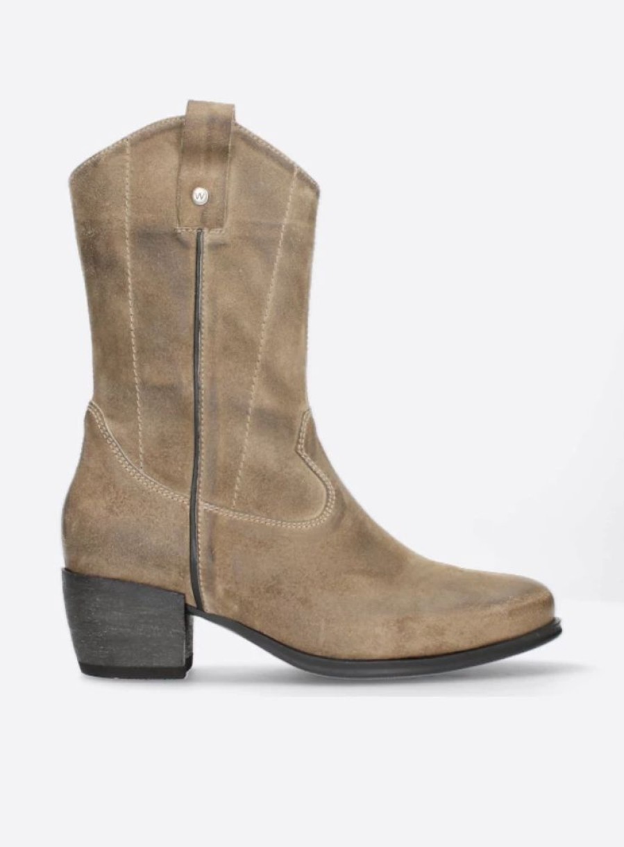 Dames Wolky | Caprock Taupe Suede