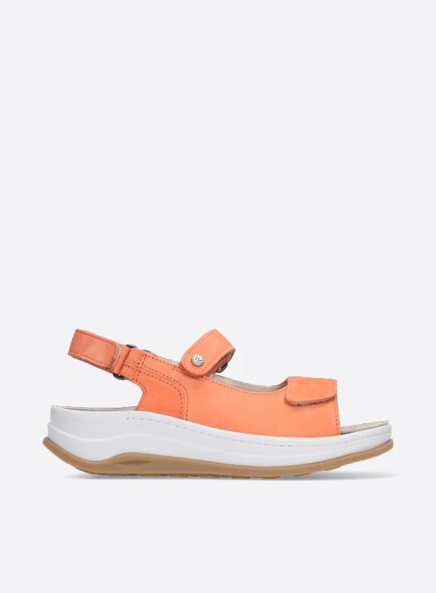 Dames Wolky | Adura Oranje Nubuck