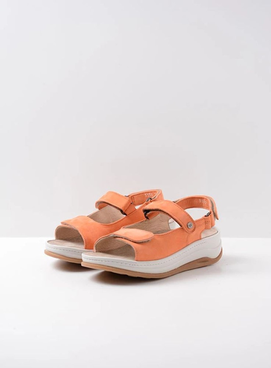 Dames Wolky | Adura Oranje Nubuck