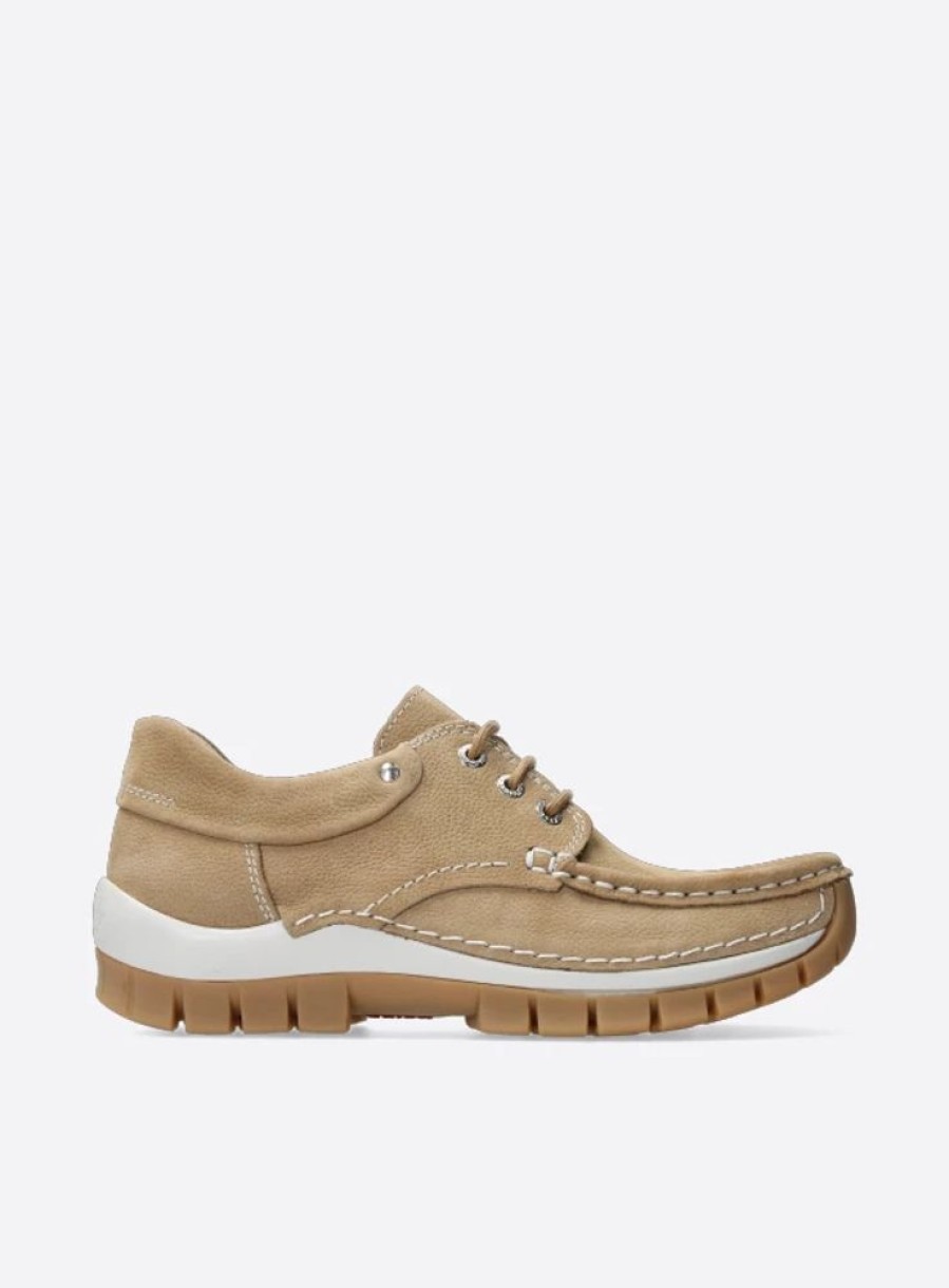 Dames Wolky | Fly Summer Beige Nubuck