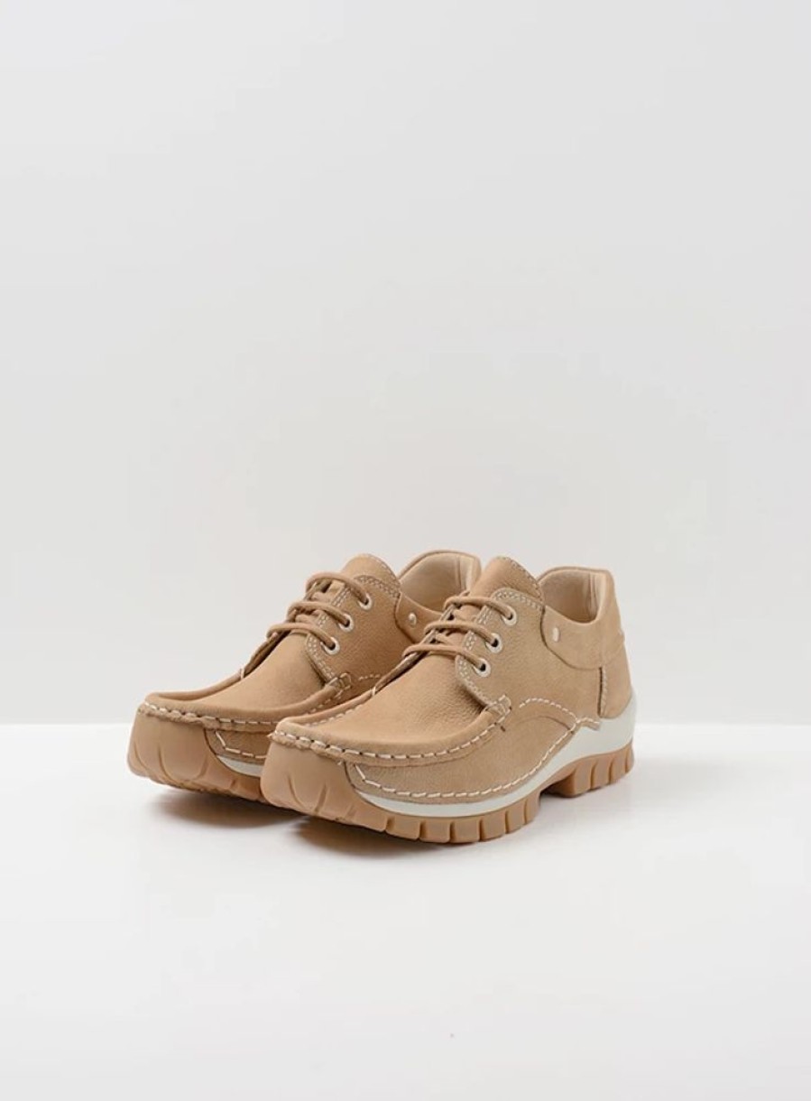 Dames Wolky | Fly Summer Beige Nubuck