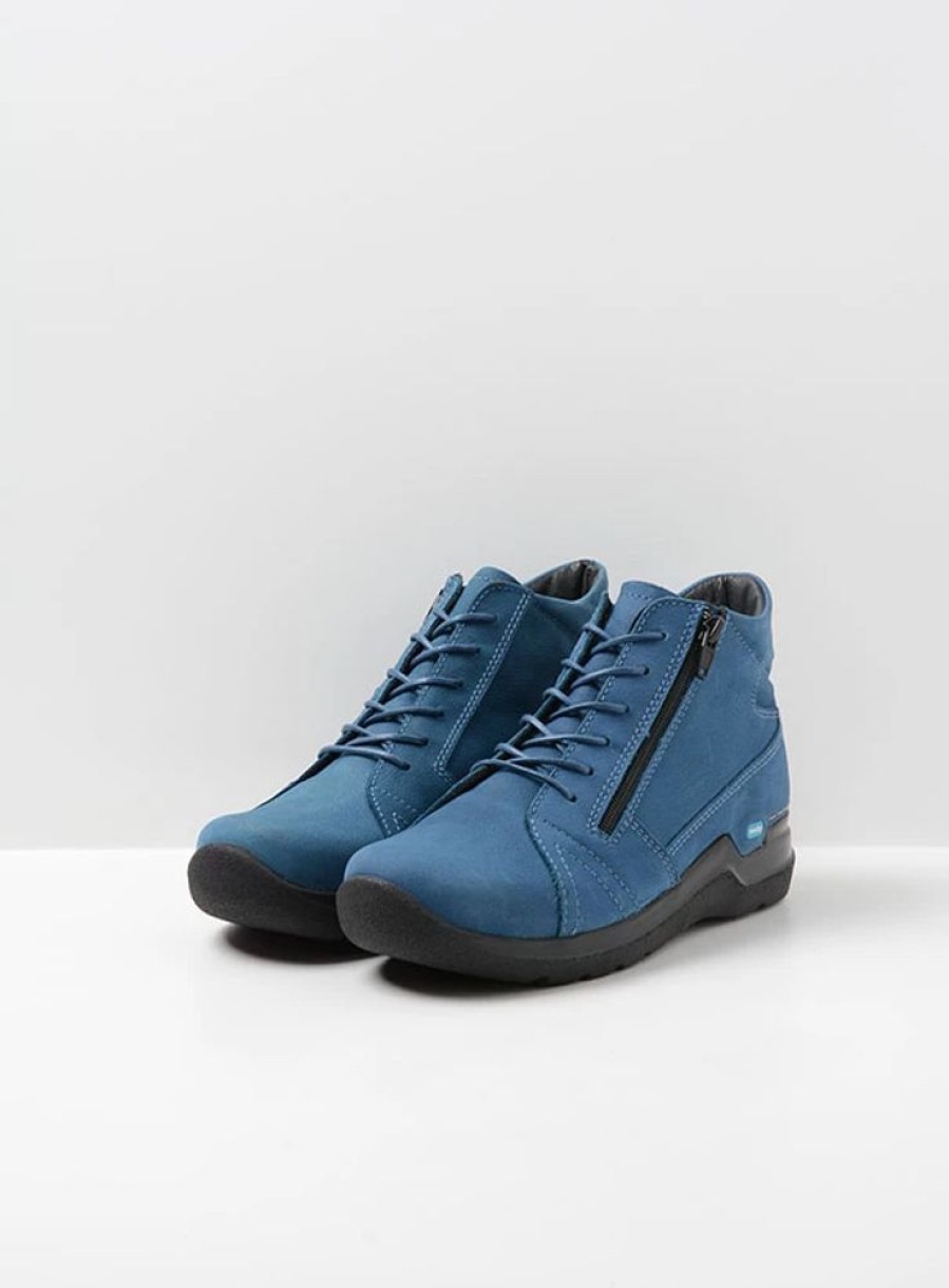 Dames Wolky | Why Atlantisch Blauw Nubuck