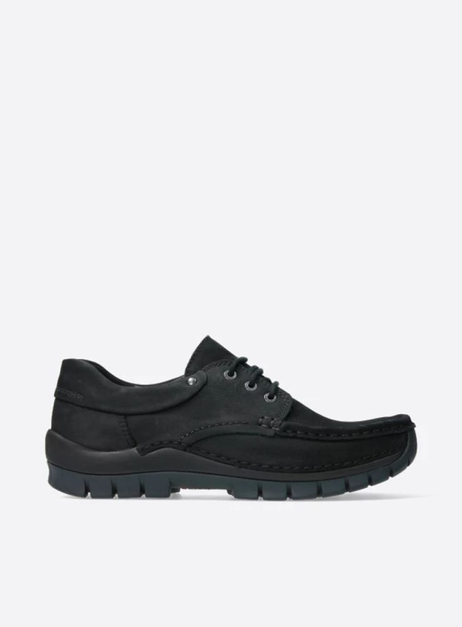 Heren Wolky | Fly Men Zwart Nubuck