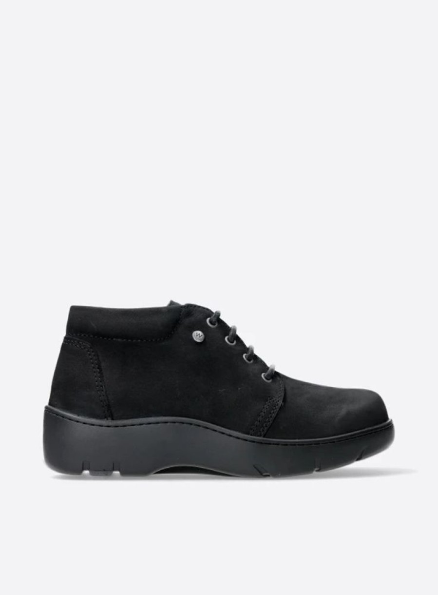 Dames Wolky | Tarda Xw-Wr Zwart Nubuck