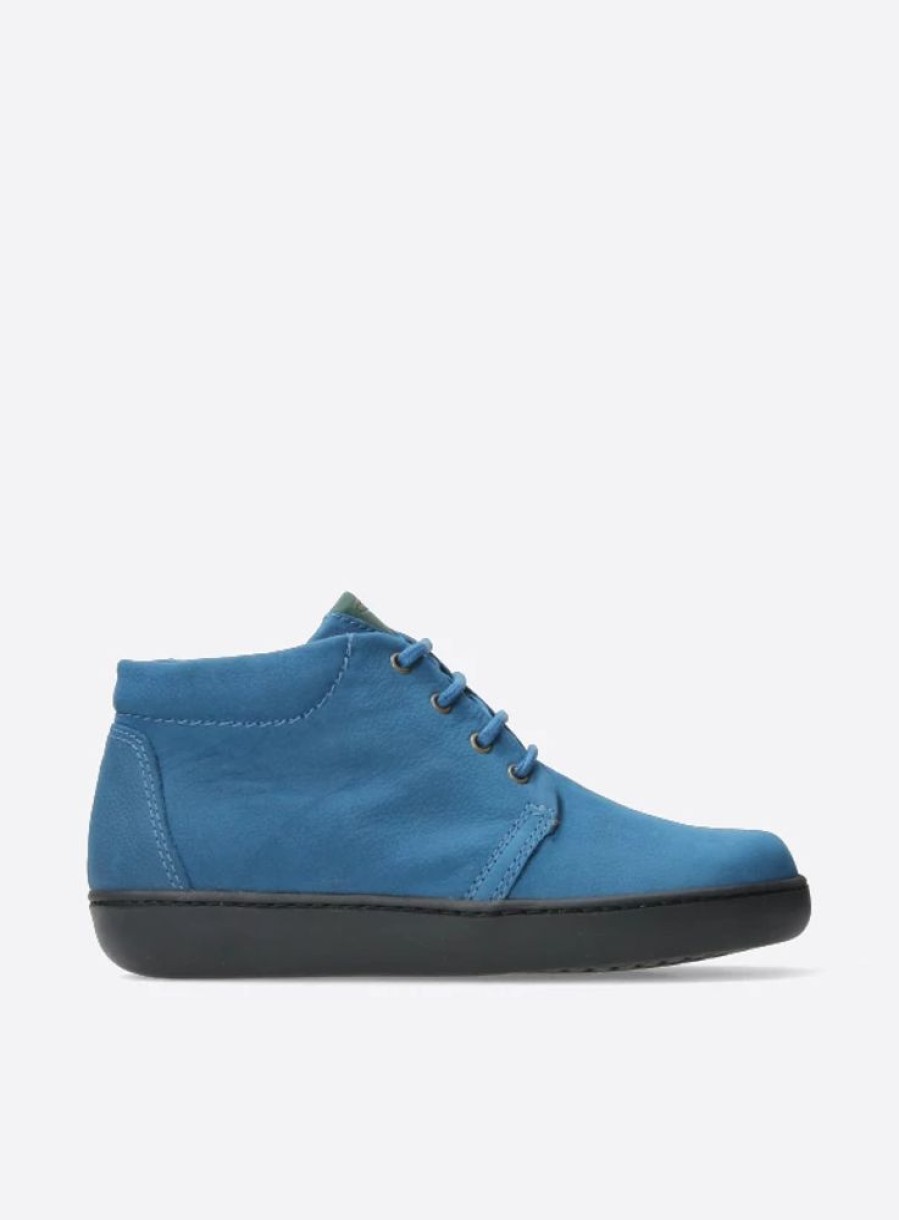 Dames Wolky | Kansas Lady Xw Atlantisch Blauw Nubuck