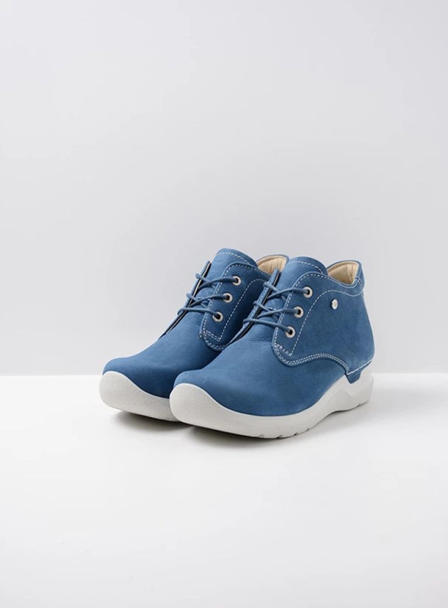 Dames Wolky | Truth Hv Atlantisch Blauw Nubuck