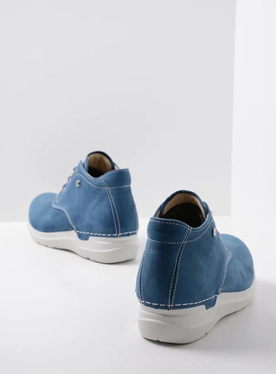 Dames Wolky | Truth Hv Atlantisch Blauw Nubuck