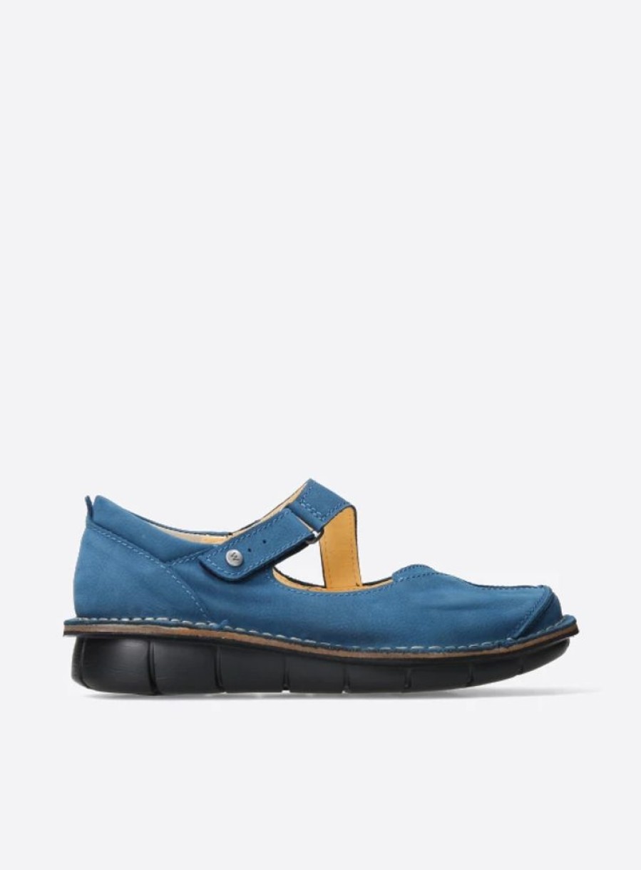 Dames Wolky | Cordoba Atlantisch Blauw Nubuck