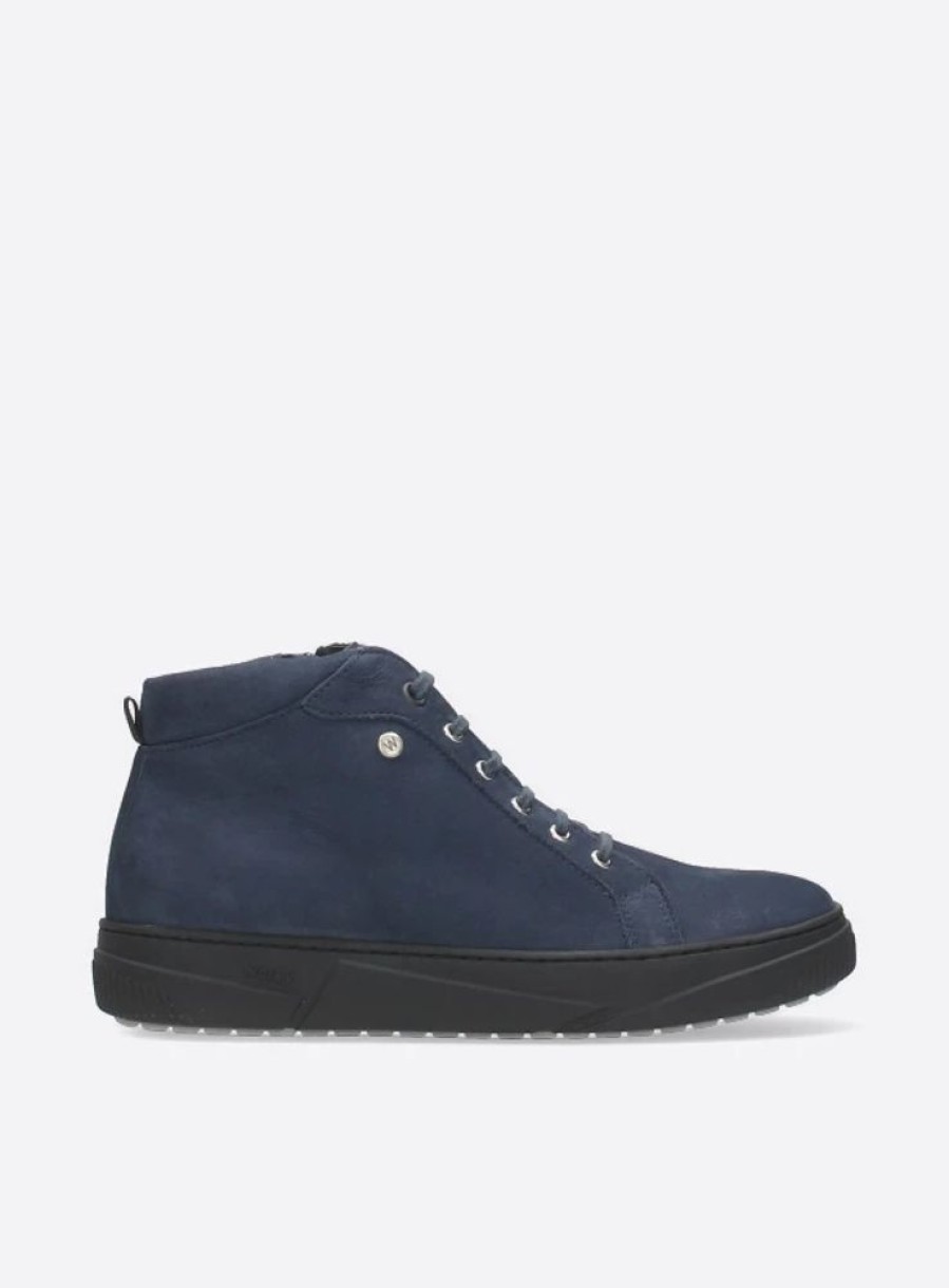 Dames Wolky | Compass Blauw Nubuck