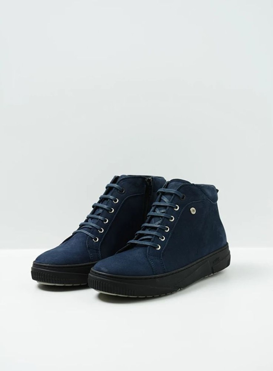 Dames Wolky | Compass Blauw Nubuck