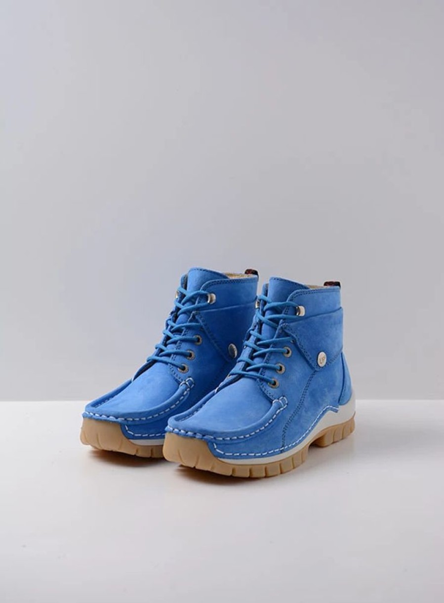 Dames Wolky | Jump Summer Hemelsblauw Nubuck