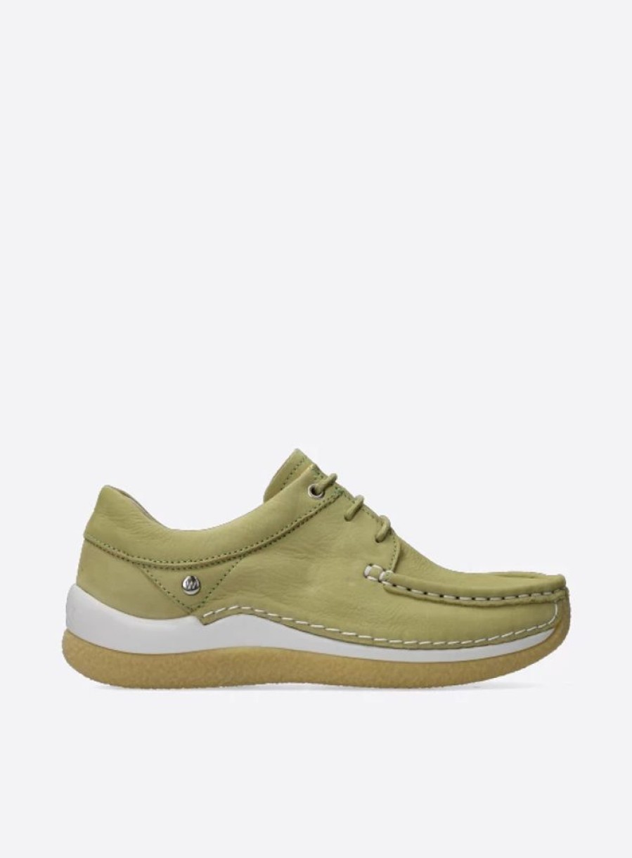 Dames Wolky | Celebration Lichtgroen Nubuck