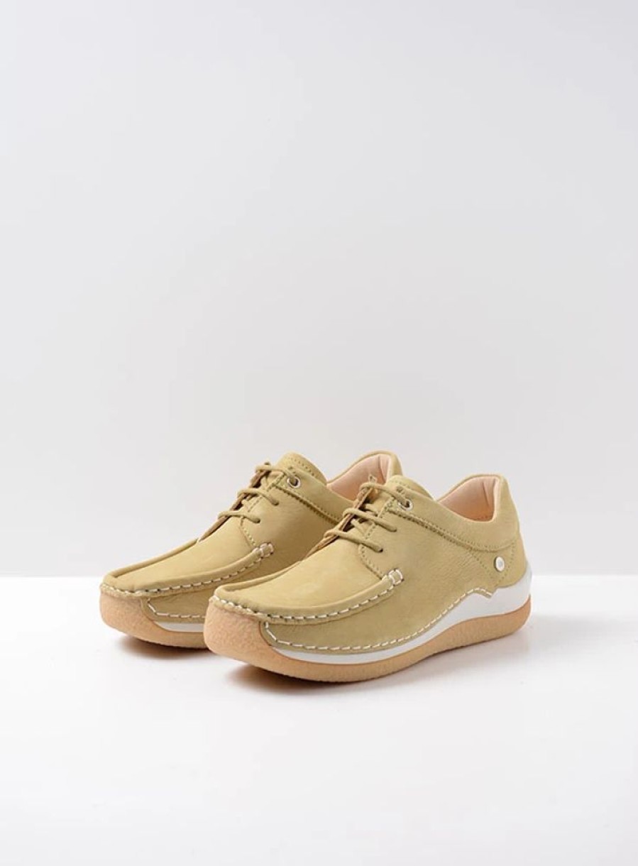 Dames Wolky | Celebration Lichtgroen Nubuck