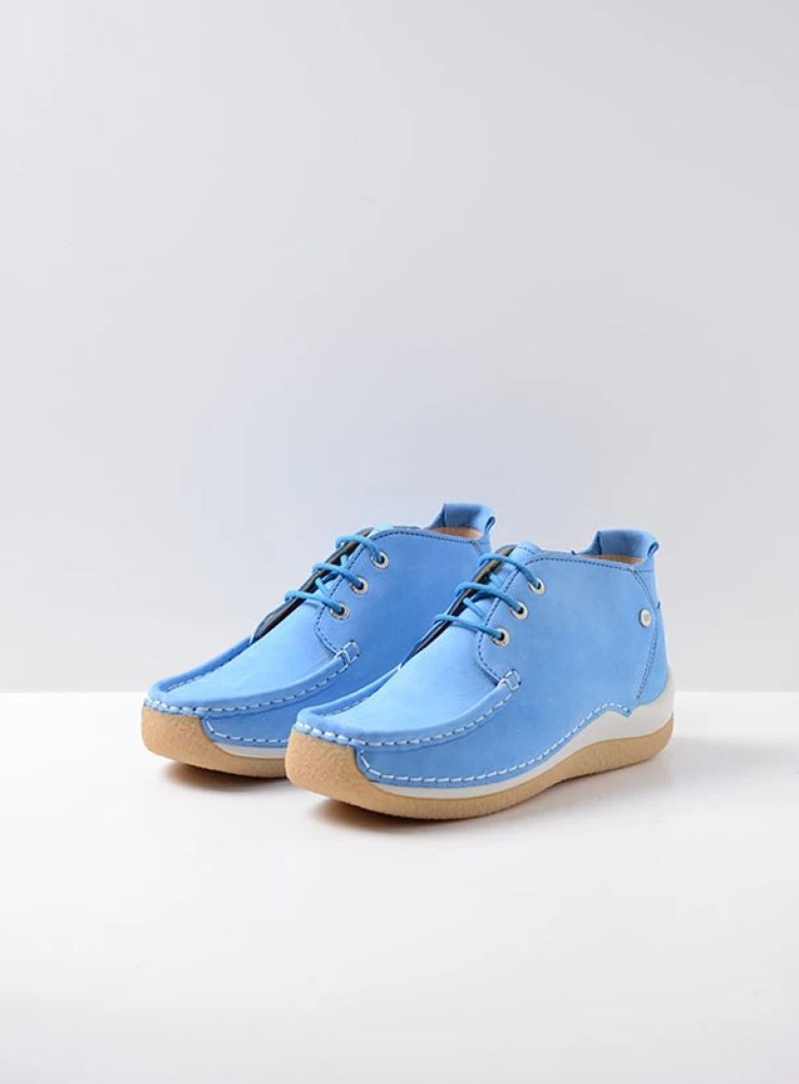 Dames Wolky | Rosella Lichtblauw Nubuck