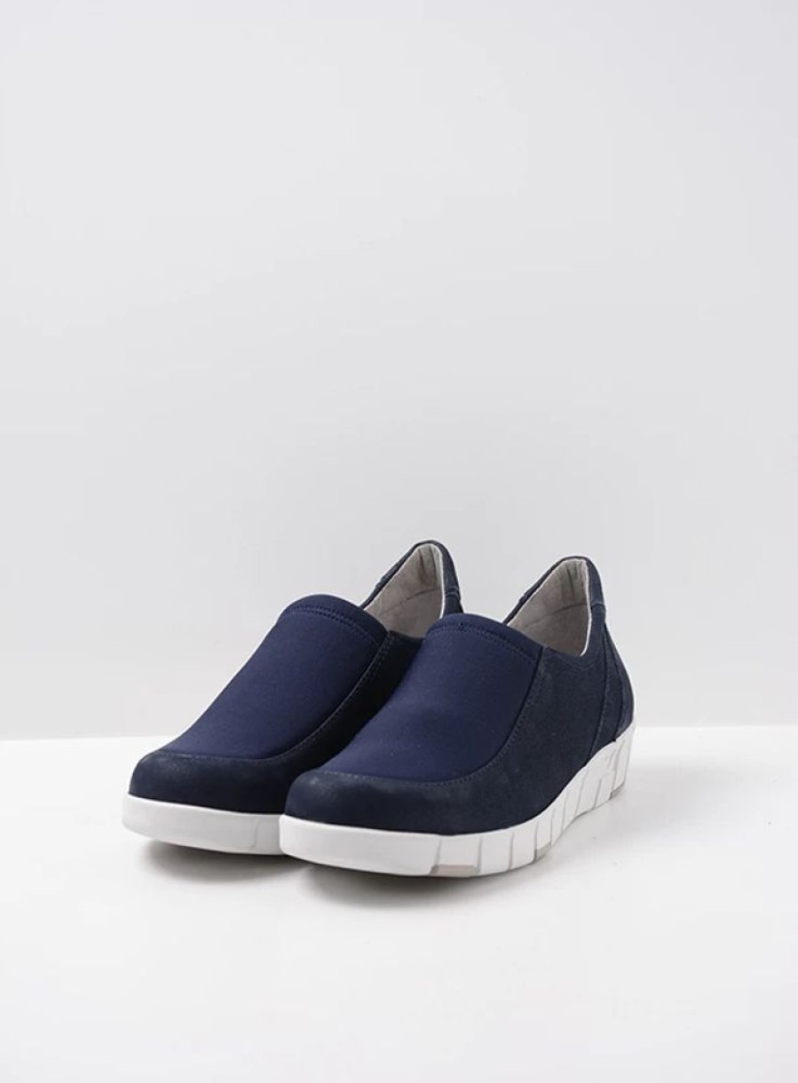 Dames Wolky | Salton Blauw Zomer Nubuck