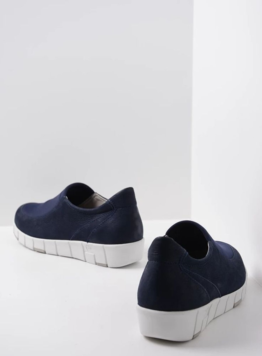 Dames Wolky | Salton Blauw Zomer Nubuck