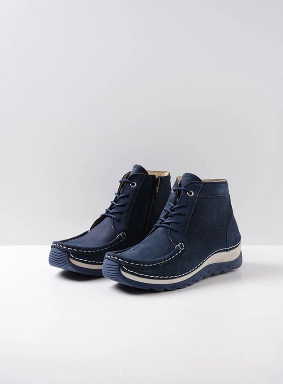 Dames Wolky | Salado Denim Nubuck