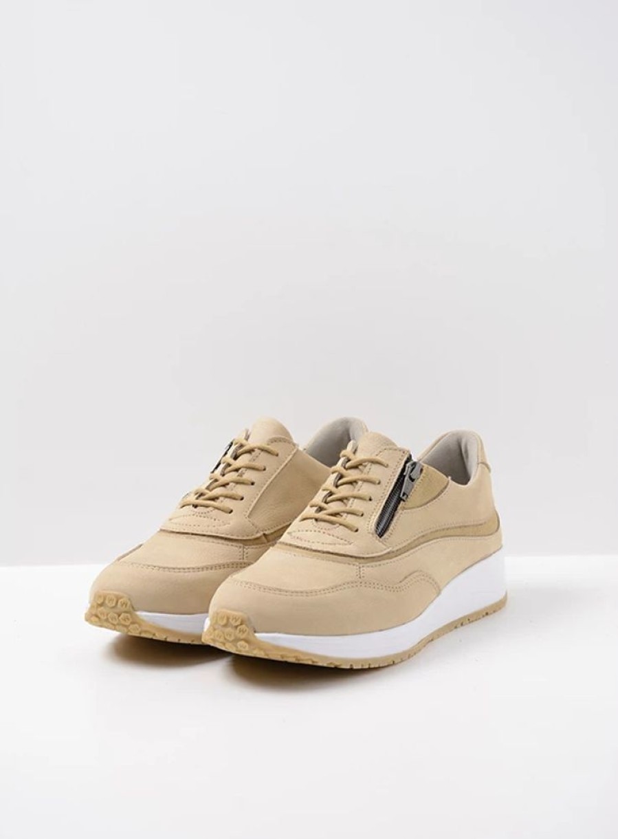 Dames Wolky | Sprint Beige Nubuck