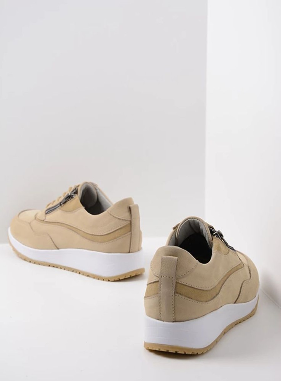 Dames Wolky | Sprint Beige Nubuck