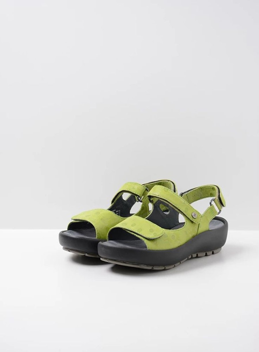 Dames Wolky | Brasilia Lime Leer