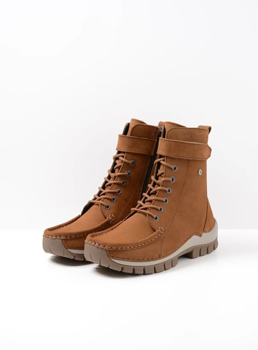 Dames Wolky | Reach Cognac Nubuck